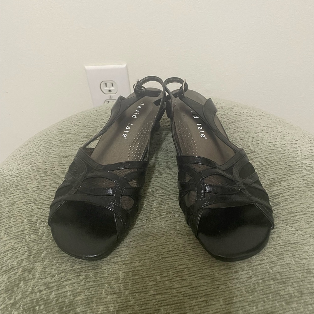 David Tate Elegant Black Sandals